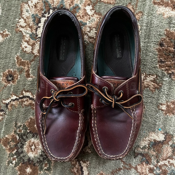Men’s cherry brown Sperry’s - Picture 2 of 4